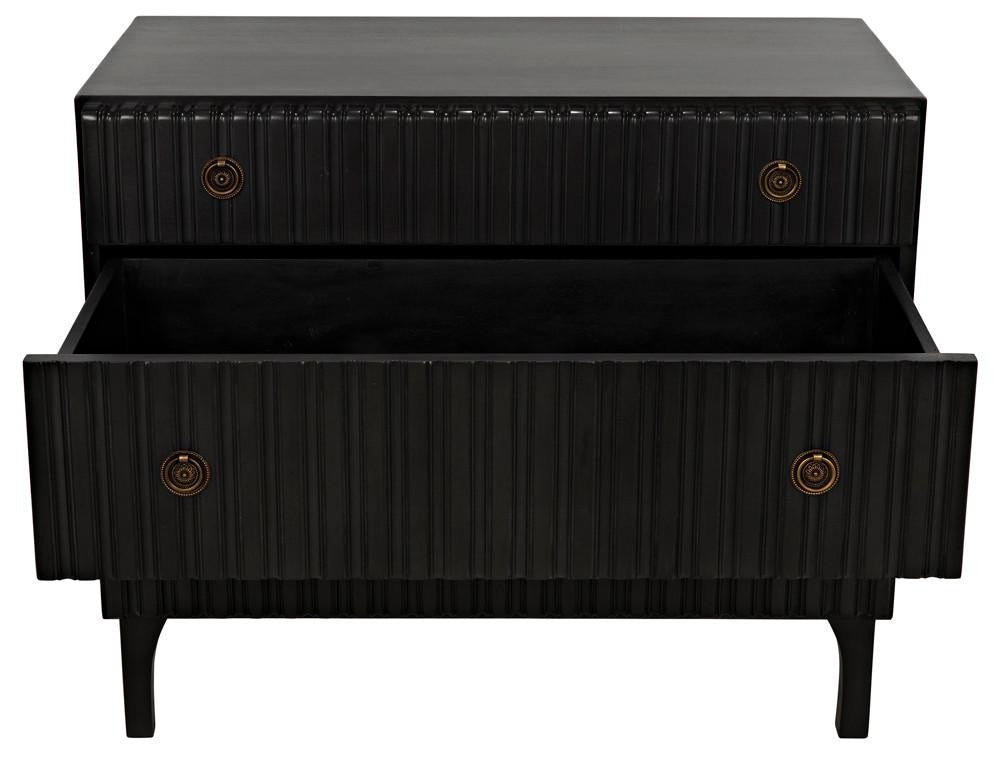 Noir Daryl Dresser, 3-Drawer, Pale, 38"W GDRE164P, Noir GDRE164P YUU6013LUY