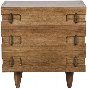 Noir David Side Table Dark Walnut