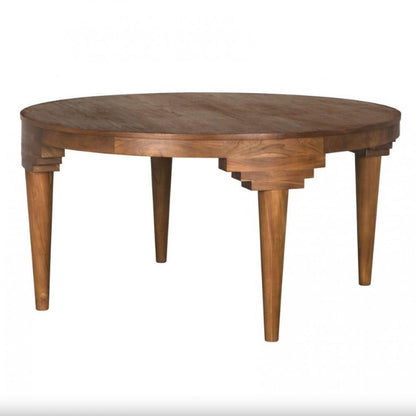 Noir Davis Dining Table Clear Coat Semi Gloss