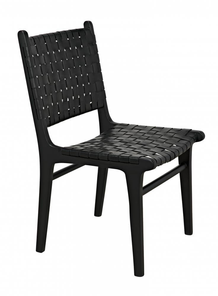 Noir Dede Dining Chair Black