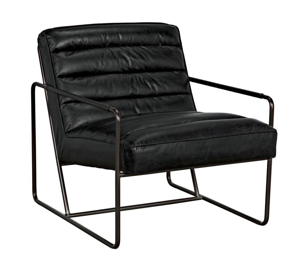 Noir Demeter Club Chair Black