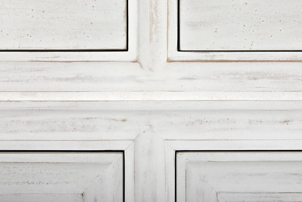 Noir Drop Console White Wash
