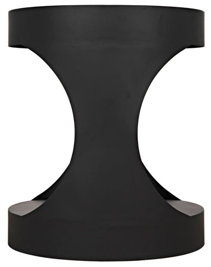 Noir Eclipse Side Table, Matte Black, 26"H (GTAB302MTB YUU6013MU6)