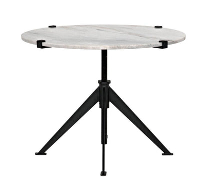 Noir Edith Side Table, Matte Black, 24.5"H (GTAB679MTB-L YUU6013MUA)