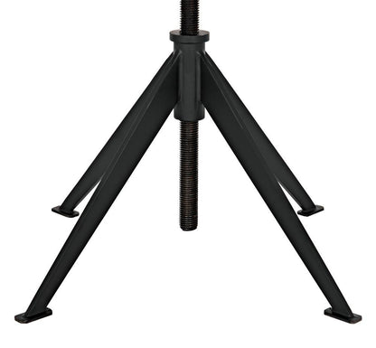 Noir Edith Side Table, Matte Black, 24.5"H (GTAB679MTB-L YUU6013MUA)