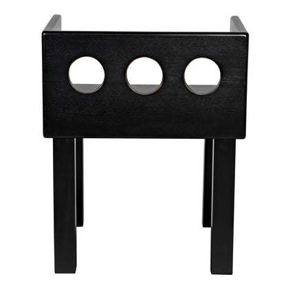 Noir Elton Chair GCHA311HB