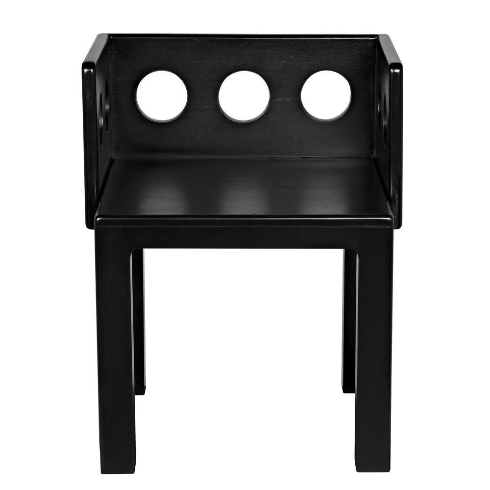 Noir Elton Chair GCHA311HB