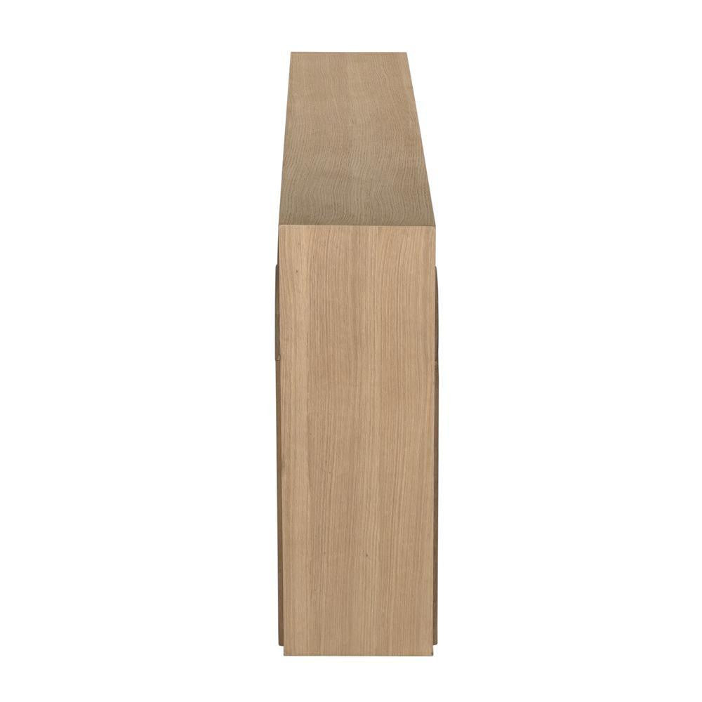 Noir Enzo Console, X-Large White Oak