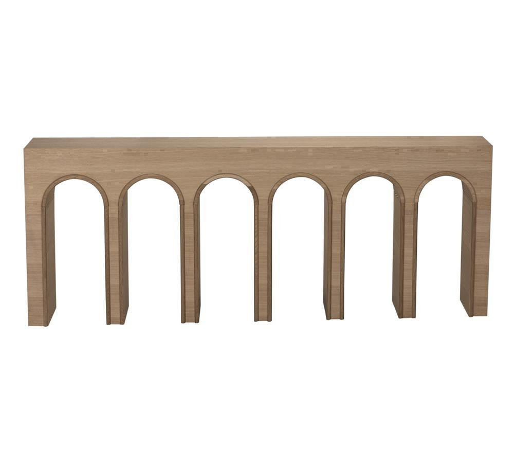 Noir Enzo Console, X-Large White Oak