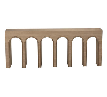 Noir Enzo Console, X-Large White Oak