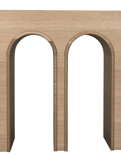 Noir Enzo Console, X-Large White Oak