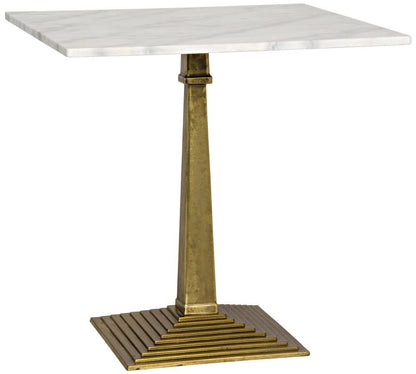 Noir Fadim Side Table Antique Brass
