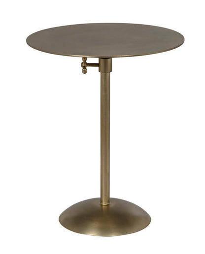 Noir Felix Side Table, Antique Brass, 19"H (GTAB654MB YUU6013MUJ)