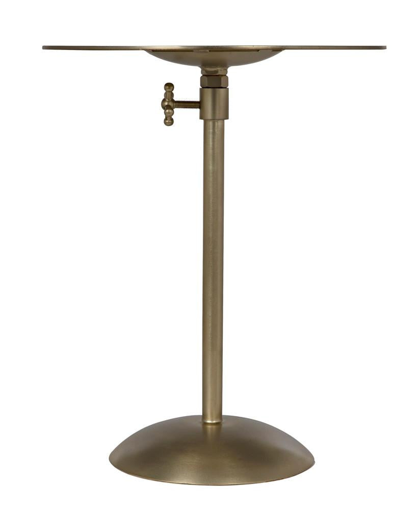 Noir Felix Side Table, Antique Brass, 19"H (GTAB654MB YUU6013MUJ)