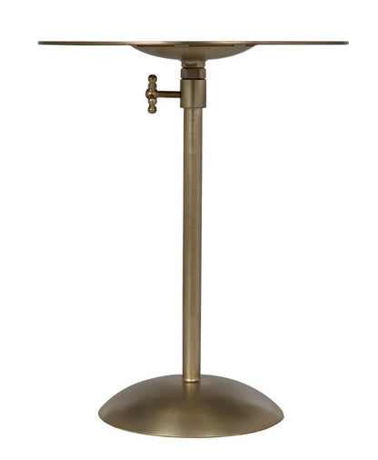 Noir Felix Side Table, Antique Brass, 19"H (GTAB654MB YUU6013MUJ)