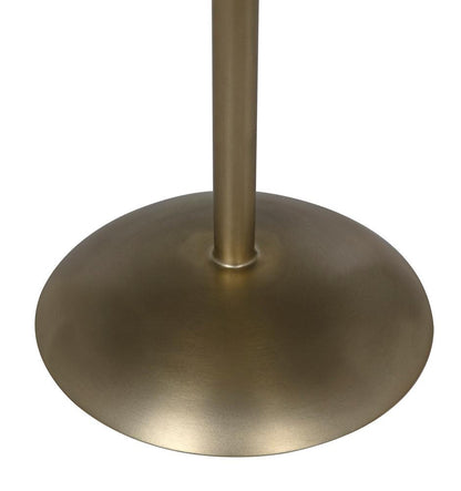 Noir Felix Side Table, Antique Brass, 19"H (GTAB654MB YUU6013MUJ)