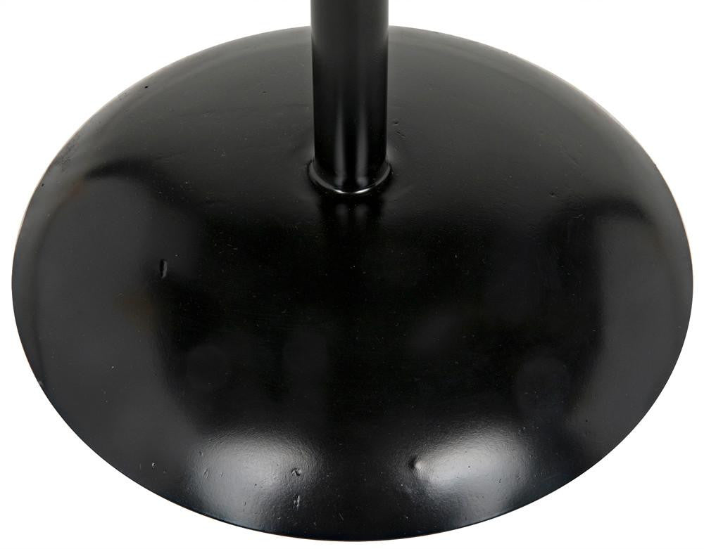 Noir Felix Side Table, Matte Black, 19"H (GTAB654MTB YUU6013MUG)