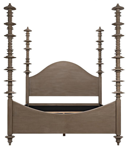 Noir Ferret Bed, Queen, Weathered