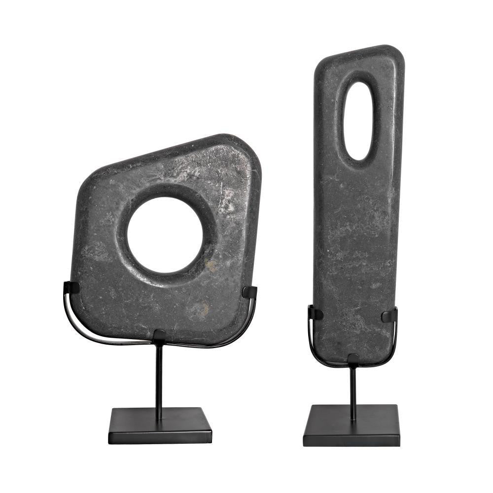 Noir Flaubert Sculpture Black, Matte Black
