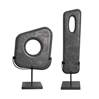 Noir Flaubert Sculpture Black, Matte Black