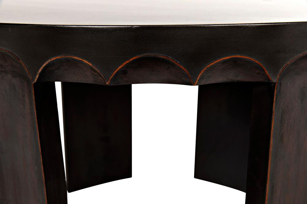Noir Fluted Side Table