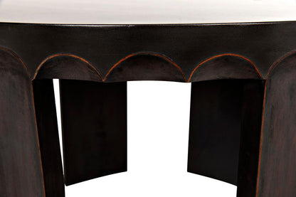 Noir Fluted Side Table