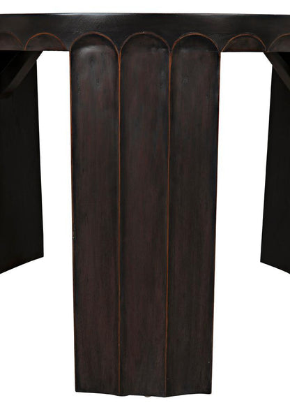 Noir Fluted Side Table