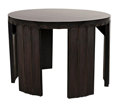 Noir Fluted Side Table