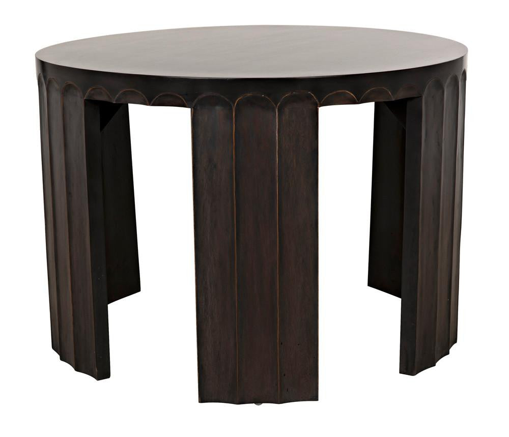 Noir Fluted Side Table