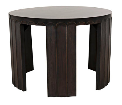 Noir Fluted Side Table