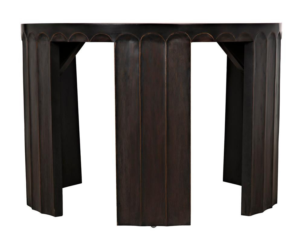 Noir Fluted Side Table