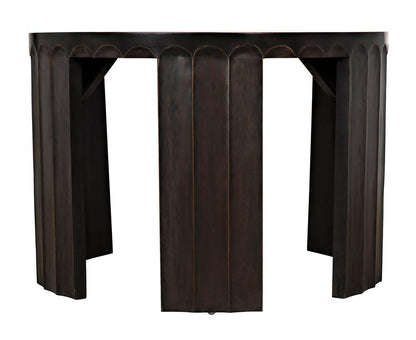 Noir Fluted Side Table