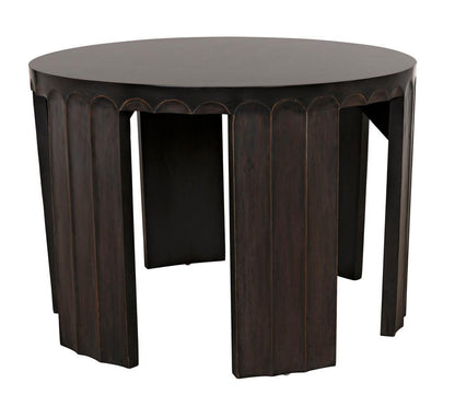 Noir Fluted Side Table