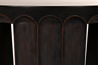 Noir Fluted Side Table
