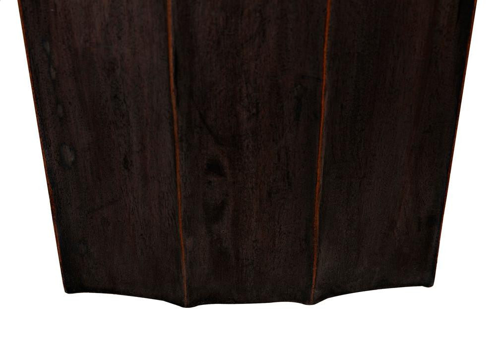Noir Fluted Side Table