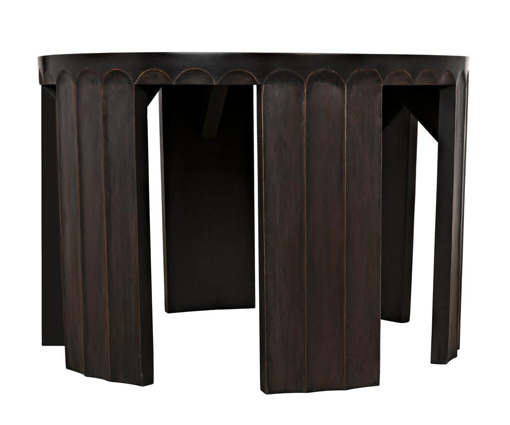 Noir Fluted Side Table