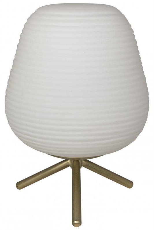 Noir Foka Table Lamp Antique Brass