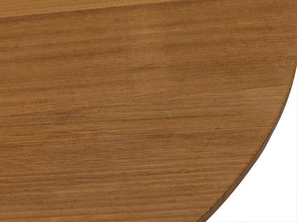 Noir Ford Side Table, Gold Teak, Matte Black Base, 20"H (GTAB857SGT YUU6013NPW)