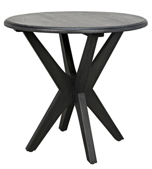 Noir Fox Side Table Black Charcoal