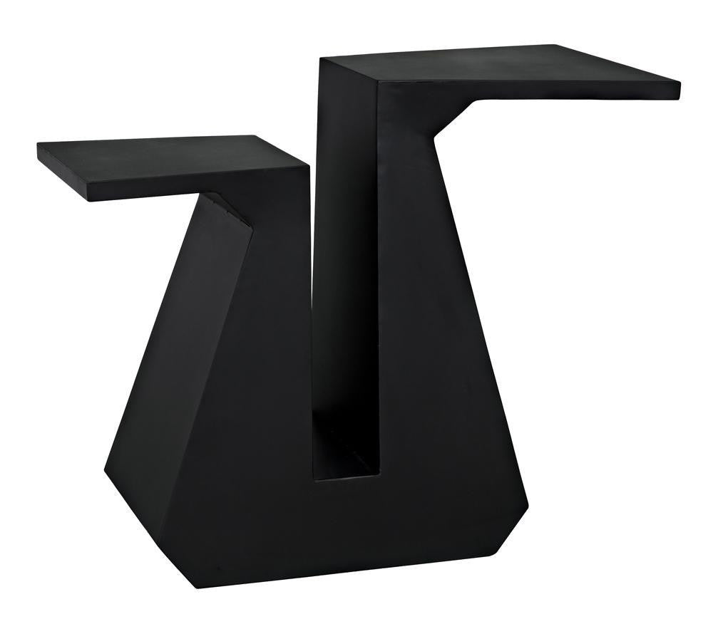 Noir Gaston Console/Side Table Matte Black