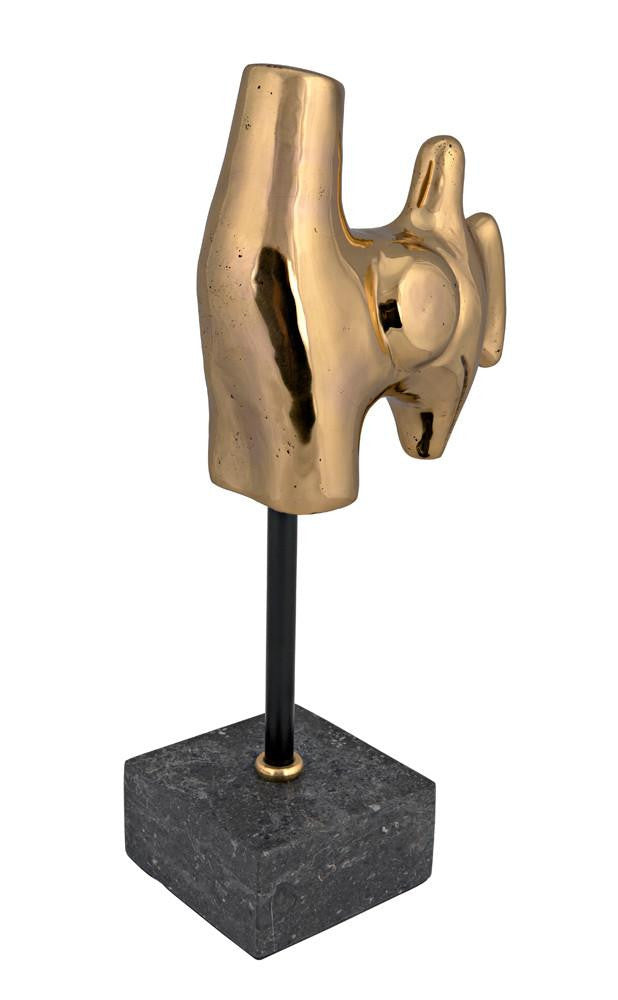 Noir Goker with Stand Sculpture