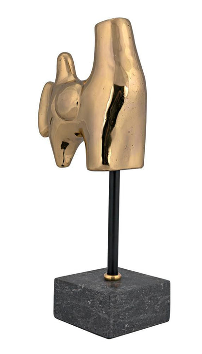 Noir Goker with Stand Sculpture
