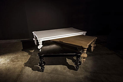Noir Graff Coffee Table, Hand Rubbed Black