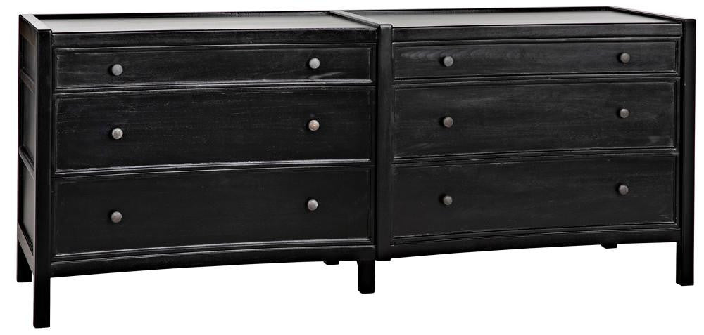 Noir Hampton Dresser Hand-Rubbed Black
