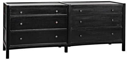 Noir Hampton Dresser Hand-Rubbed Black