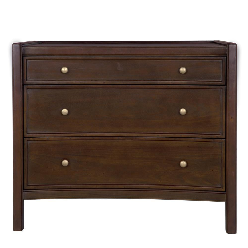 Noir Hampton Side Table Hand Rubbed Brown