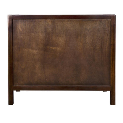 Noir Hampton Side Table Hand Rubbed Brown
