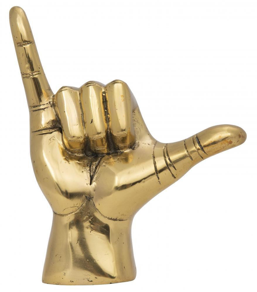 Noir Hawaiian Sculpture Antique Brass