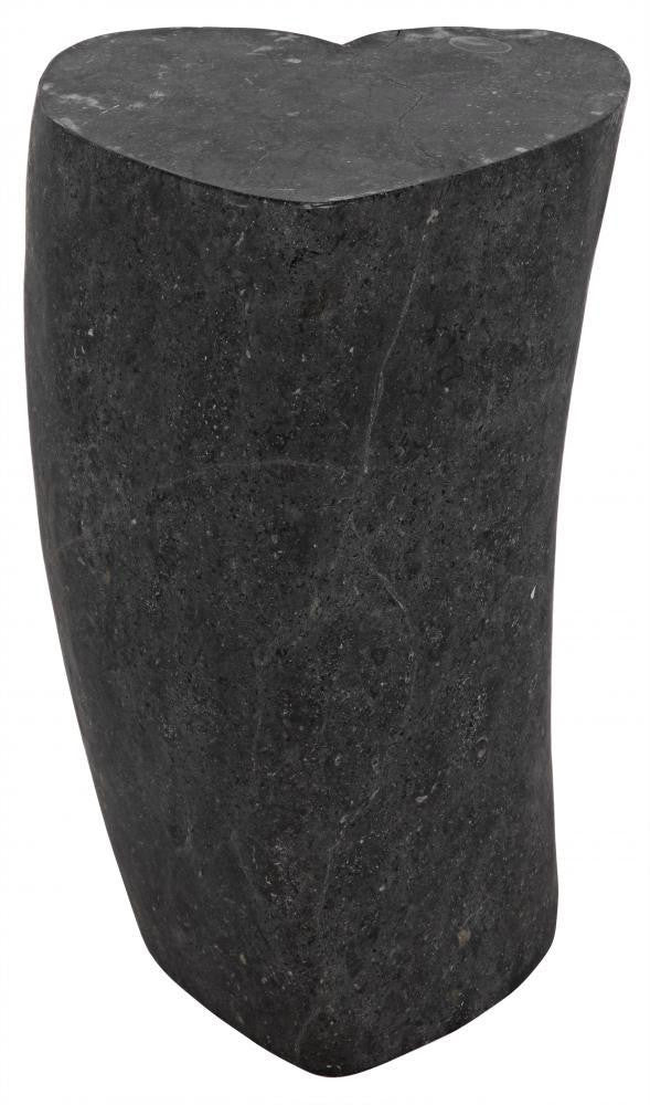 Noir Heart Side Table Black