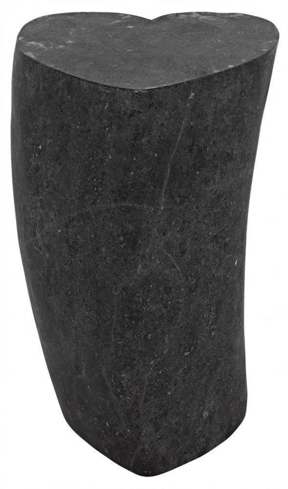 Noir Heart Side Table Black